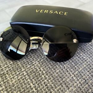 Versace 59MM Round Sungalsses